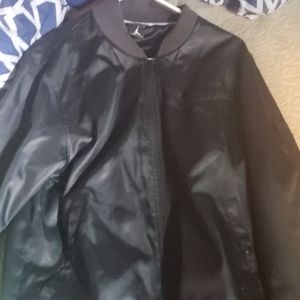 Mens jordan lgg leather jacket light weight